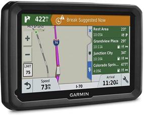 img 3 attached to 📱 Garmin 5-дюймовый GPS-навигатор для грузовиков и дальних перевозок (010-01858-02) 580LMT-S с Bluetooth, голосовым управлением, онлайн-информацией о движении, пожизненными картами - Северная Америка. В комплект входит чехол Hard EVA 7 дюймов и микрофибра.