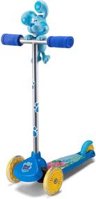 img 4 attached to 🛴 Kid Trax Nickelodeon Blue's Clues & You! Swingin Scooter - Perfect for Beginner Riders, Ages 3-5, 3 Wheels, Lean and Steer Technology, Toddler Fun!