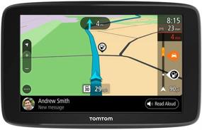img 4 attached to 🗺️TomTom Go Comfort устройство для навигации GPS с Wi-Fi обновлениями, реальным временем движения, бесплатными картами Северной Америки, интеллектуальным планированием маршрута, предсказанием пункта назначения и дорожными поездками.