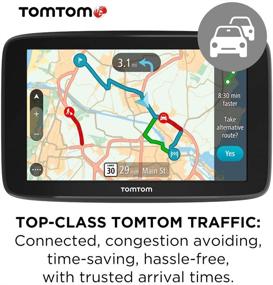 img 2 attached to 🗺️TomTom Go Comfort устройство для навигации GPS с Wi-Fi обновлениями, реальным временем движения, бесплатными картами Северной Америки, интеллектуальным планированием маршрута, предсказанием пункта назначения и дорожными поездками.