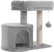 🐱 feandrea cat tree: ultimate kitten playground with sisal-covered scratching posts logo