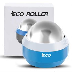 img 4 attached to 💆 Icy Relief: iECO Cryosphere Cold Massage Roller Ball for Unleashing Deep Tissue Healing with Myofascial Release, Trigger Point Therapy, & Muscle Knots