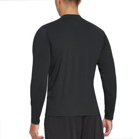 img 2 attached to 👕 Deeriama Men's Mock Turtleneck Long Sleeve Shirts for Athletics, Running, Workout, Golf &amp; Base Layer