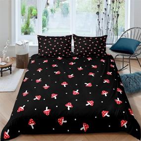 img 3 attached to Feelyou Mushrooms Botanical Full Bedclothes