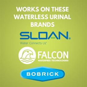 img 2 attached to 🚽 Long-lasting EZ Trap Waterless Urinal Cartridge Replacement Kit for SLOAN, FALCON & BOBRICK Waterfree Urinals - Save Costs with 3 to 4 X Longer Lifespan - No Gels, Liquid Sealants, or Special Cleaners Needed