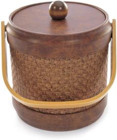 img 1 attached to 🌰 Wicker Acorn Ice Bucket by Mr. Ice Bucket - 3-Quart Capacity