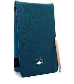 img 4 attached to 🏌️ jsnoup Golf Scorecard Holder - Premium Leather Yardage Book Cover with Golf Pencil - Enhance Your Golfing Experience with this Ocean Blue Golf Journal