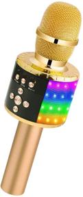 img 4 attached to BONAOK Wireless Bluetooth Karaoke Microphone With Controllable LED Lights Accessories & Supplies