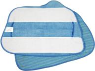 🧽 steamfast microfiber steam mop replacement cloths, 2-pack pads logo