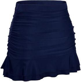 img 3 attached to Mycoco Womens Skirted Tankini 10