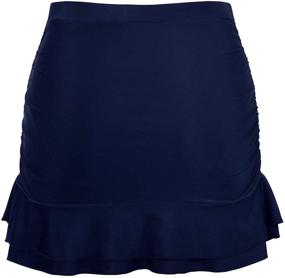 img 2 attached to Mycoco Womens Skirted Tankini 10