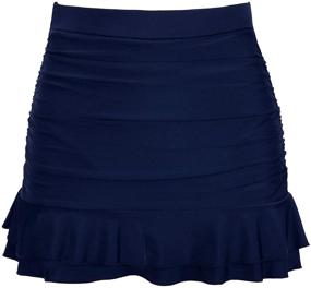 img 4 attached to Mycoco Womens Skirted Tankini 10