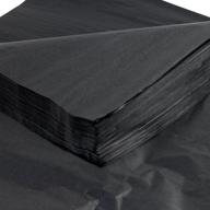 🎁 high-quality black gift grade tissue paper: 480 sheets (20"x30" pack) logo