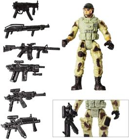 img 3 attached to 🔥 Идеальные солдаты Ultimate HAPTIME: реалистичные наборы игрушек для эпических боев!