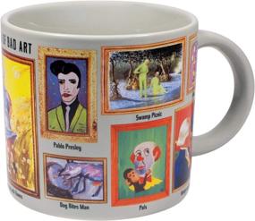 img 2 attached to 🎨 Unconventional Charm Unveiled: Bad Art Coffee Mug Unveils Unique Features"