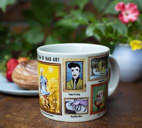 img 1 attached to 🎨 Unconventional Charm Unveiled: Bad Art Coffee Mug Unveils Unique Features"