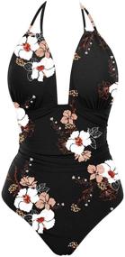 img 2 attached to Eomenie Bathing Monokini Swimwear Swimsuit Women's Clothing and Swimsuits & Cover Ups