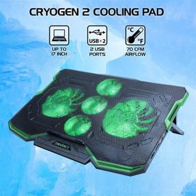 img 3 attached to Улучшенная система Cryogen для охлаждения игрового ноутбука - аксессуары для ноутбуков.