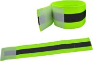 🏃 amnquerxus high visibility reflective night running safety bands for women, men & kids - ideal for cycling, walking, running, camping & sports логотип