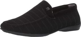 img 4 attached to STACY ADAMS Textile Casual Driving Men's Shoes for Loafers & Slip-Ons