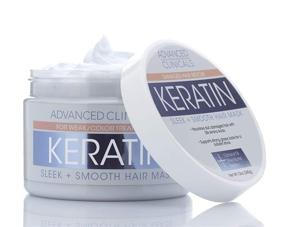 img 4 attached to Detoxifying Keratin Hair Treatment Mask for Color-Treated Hair - Advanced Clinicals Hair Repair Mask with Shea Butter, 12 oz.