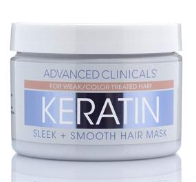 img 3 attached to Detoxifying Keratin Hair Treatment Mask for Color-Treated Hair - Advanced Clinicals Hair Repair Mask with Shea Butter, 12 oz.