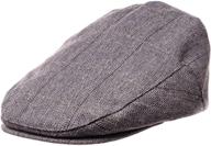 👶 born to love flat scally cap: the ultimate tweed page boy newsboy hat for baby kids logo