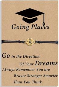 img 4 attached to 🎓 2021 Compass Bracelet: Graduation Gifts for Her - DESIMTION - Ideal for Seniors, College & High School Graduates, Best Friends, and Daughters