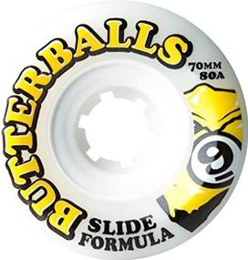 img 1 attached to 🛹 65mm Sector 9 Butterball Wheels (Set of 4)