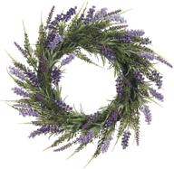 🌸 spring lavender wreath - 17 inch size with vine wrapped base логотип