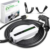 🔌 morec ev charger 16a 3.68kw nema6-20 plug + nema 5-15 adapter, 100v-240v 21ft (6.5m) l1 l2 electric vehicle charging cable – compatible with all ev cars logo