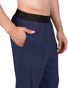 img 2 attached to Men's Performance Sleep & Lounge Dry Fit Pajama Pants - Clothing