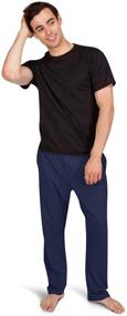 img 1 attached to Men's Performance Sleep & Lounge Dry Fit Pajama Pants - Clothing