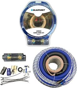 img 1 attached to 🔊 Усилитель автомагнитолы Blaupunkt AMK00 0-калиберный синий комплект проводки: Разблокируйте премиум звуковую производительность в вашем автомобиле.