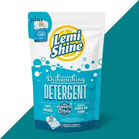 img 4 attached to 🔆 Lemi Shine Citric Acid Dishwasher Pods - 65 Count All-in-One Powder & Gel Detergent