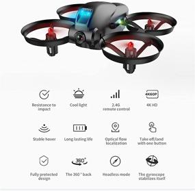 img 1 attached to B-Qtech K10 Drone Remote Control Toys for Kids, Gift-Ready with Compact Storage Box. Features 2 Cameras, Gravity Sensing Sensor, Height Hold.