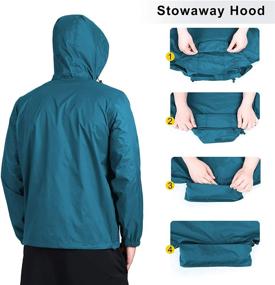 img 2 attached to Outdoor Ventures Lightweight Windbreaker Grey Stowaway