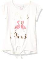 👚 colette lilly vanilla flamingo girls' clothing: stylish tops, tees & blouses! logo