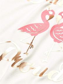 img 1 attached to 👚 Colette Lilly Vanilla Flamingo Girls' Clothing: Stylish Tops, Tees & Blouses!