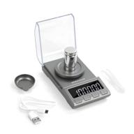 newacalox digital milligram scale: high precision 100g x 0.001g 📊 for jewelry & reloading, with calibration weights, tweezers, weighing pans, usb cable logo