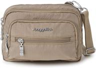 🌸 stylish baggallini triple bagg midnight blossom: women's crossbody bags & wallets logo