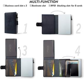 img 2 attached to NIID Credit Holder Wallets Automatic Men's Accessories