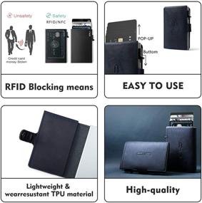 img 1 attached to NIID Credit Holder Wallets Automatic Men's Accessories