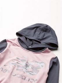 img 1 attached to 👧 New Balance Little Pullover Thunder: Stylish Girls' Clothing for Active Adventures