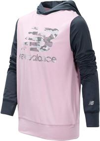 img 3 attached to 👧 New Balance Little Pullover Thunder: Stylish Girls' Clothing for Active Adventures