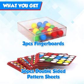 img 1 attached to 🧩 Tricky Fingers Trio Multi-Color Puzzle Sensory Learning Game for Ages 4+ by Point Games