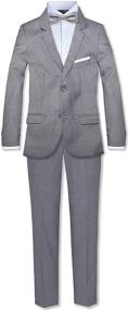 img 3 attached to 👔 Stylish Formal Boys Skinny Suit in Classic White | Boys' Clothing