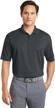 nike golf dri fit micro anthracite men's clothing in shirts logo