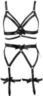 harness strappy lingerie elastic bodysuit logo