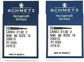 img 1 attached to Pack of 20 Schmetz 206X13 Size 12 &amp; 14 Needles for Singer 206, 306K, 319K, 320 - Enhance Your Sewing Experience!